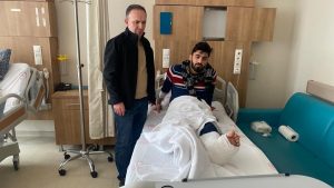 Sorucuoğlu'dan Depremzede Hastalara Ziyaret